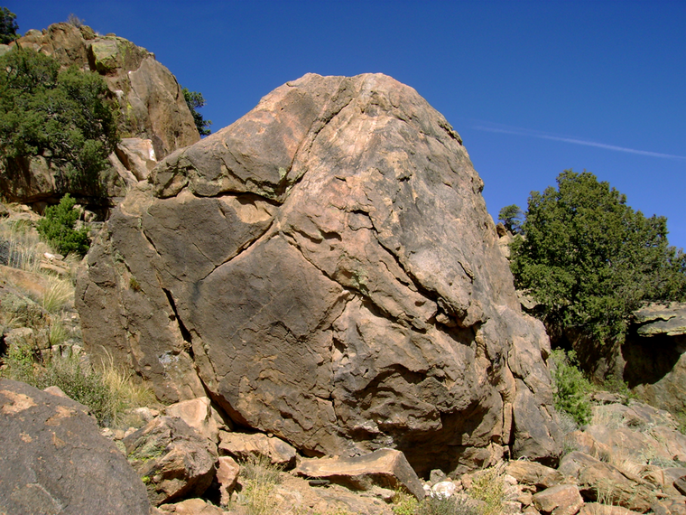 Middle of the Hill Boulder