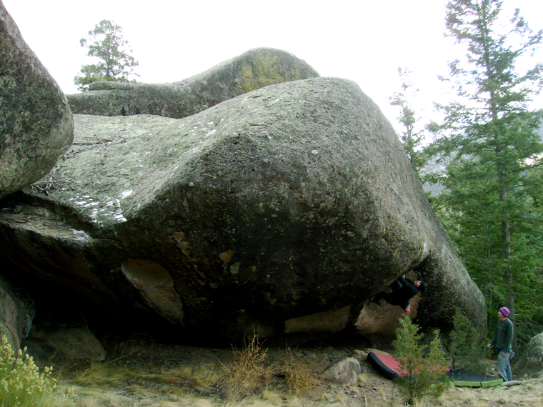 the Hueco Boulder