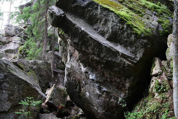 Развал под основным массивом