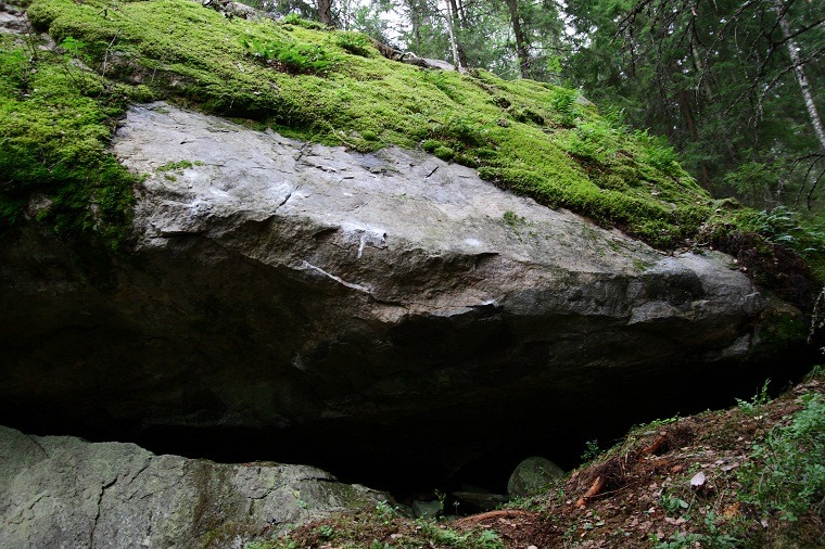 Развал под основным массивом