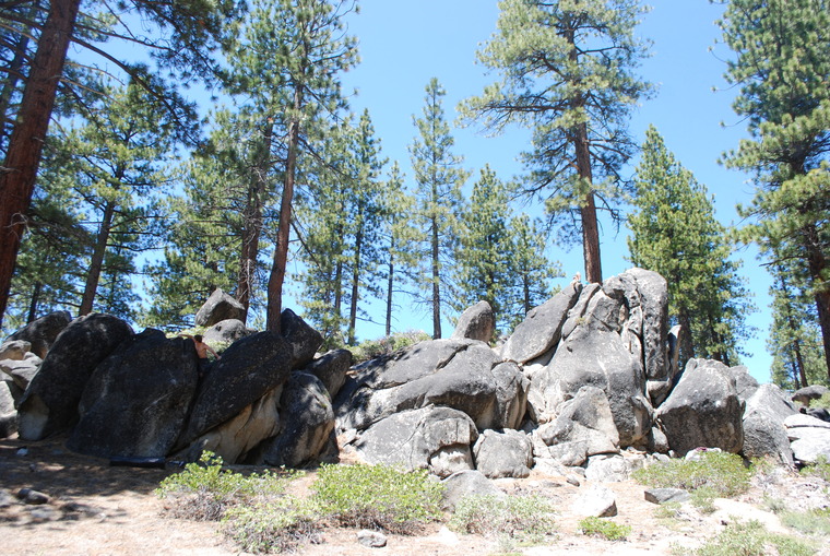 Ridgeline boulders
