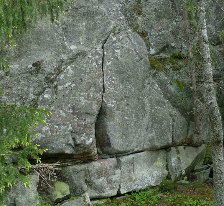 Väggen längst bort till vänster