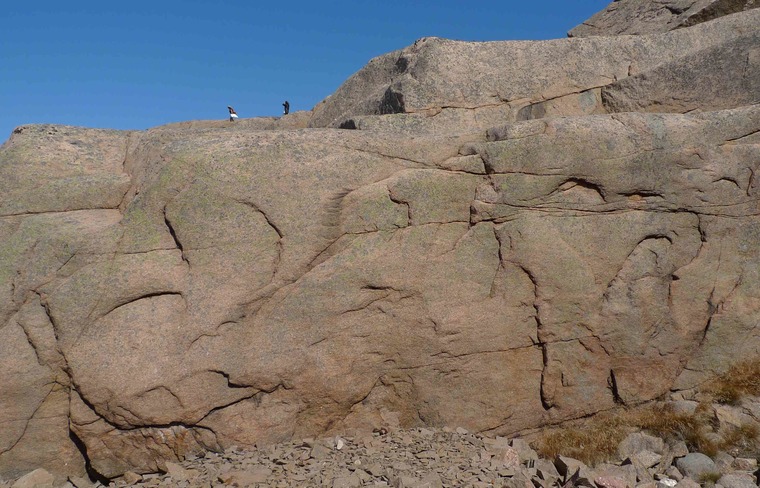 Minsta blocket och väggen bakom