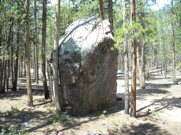 Black boulder