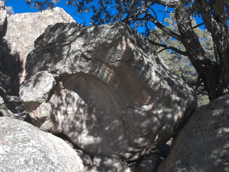 Backside camp boulders