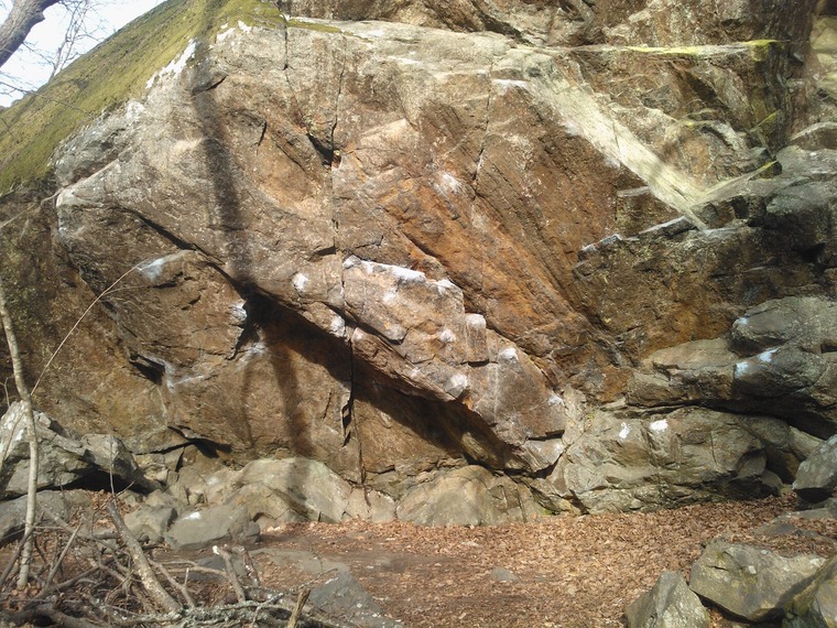 Överhängande väggen