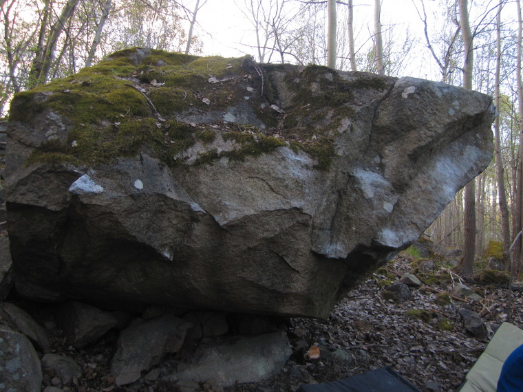 Överhängande blocket