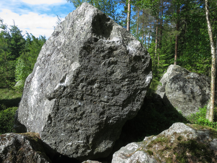Second boulder
