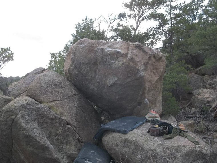 Broken boulder