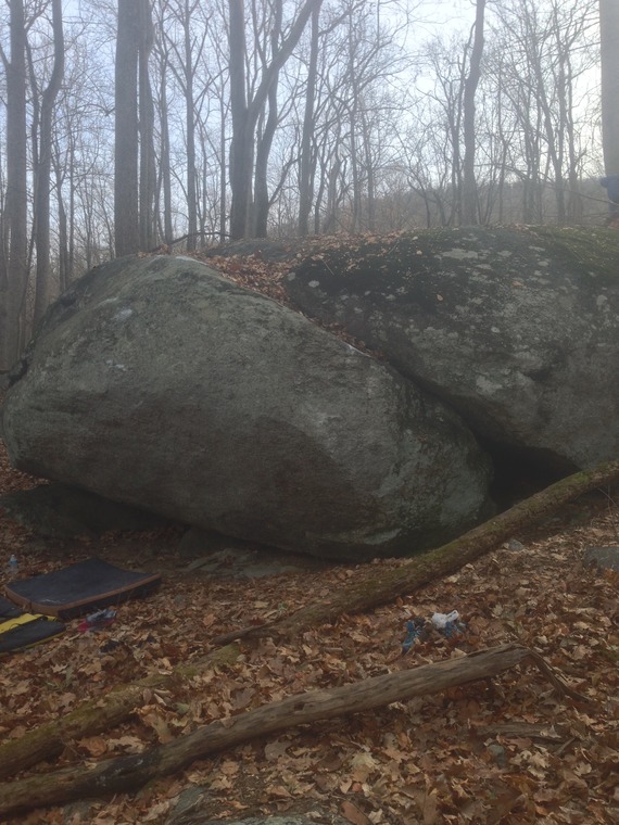 Unearthed Boulder