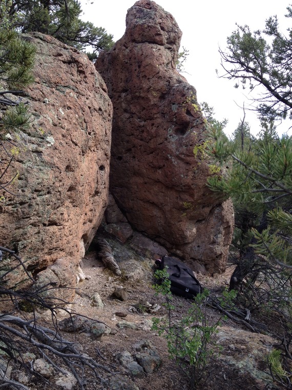 North backbone boulders