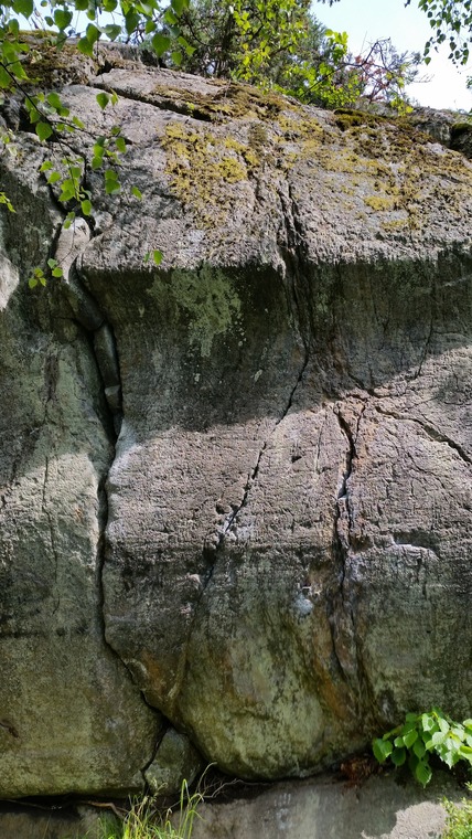 Röda vågen väggen