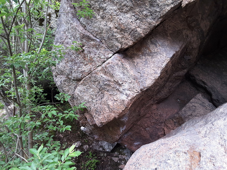 Развал под основным массивом