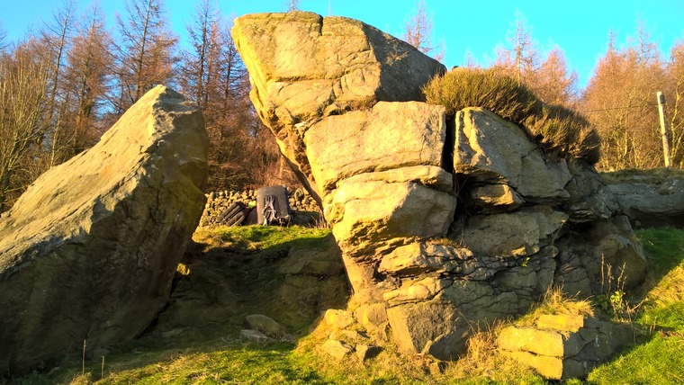 Shelter Cliff Field Boulders
