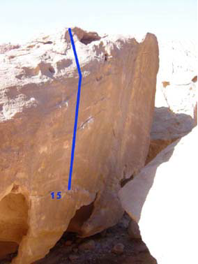 Solomon Pillars bouldering area Group 1 - 2