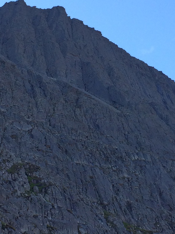 Nordre del av vestveggen