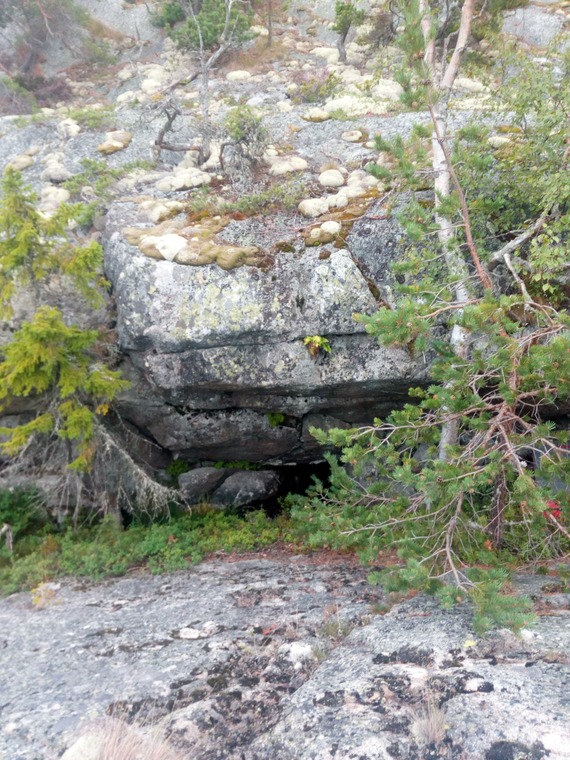 Överhängande väggen