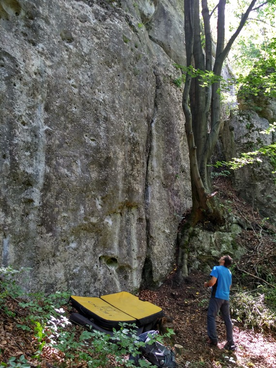 Skały przed Dolinką