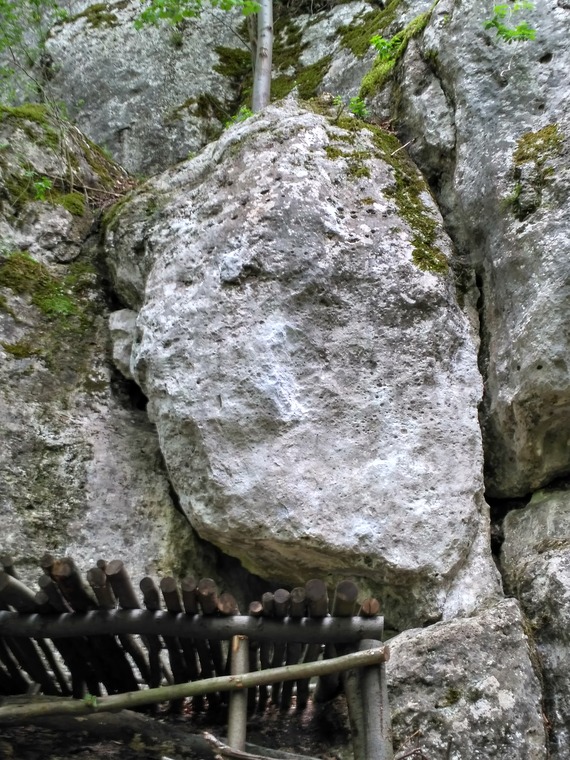 Skały przed Dolinką