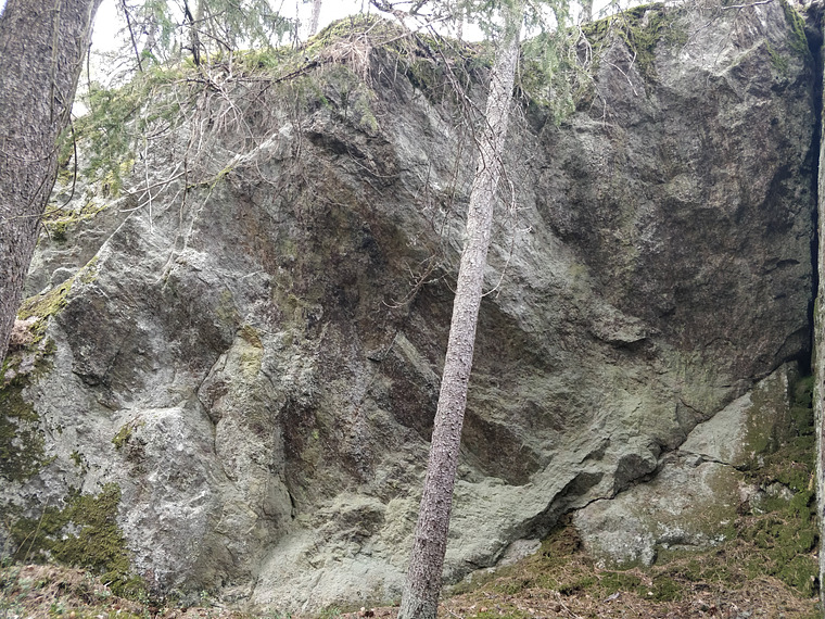 Väggen längre bort