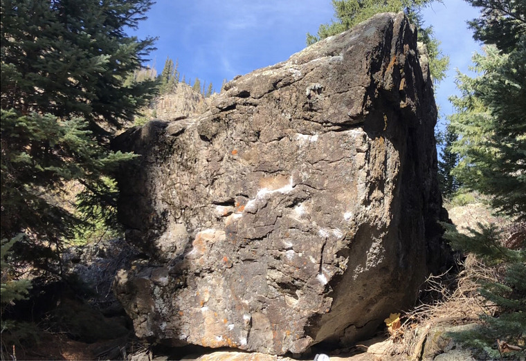 Across the River Boulder