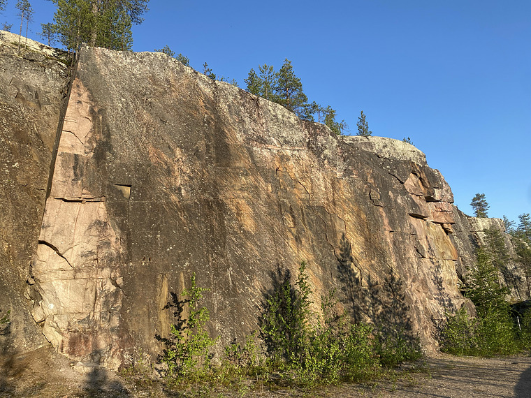 Harsprånget huvudvägg