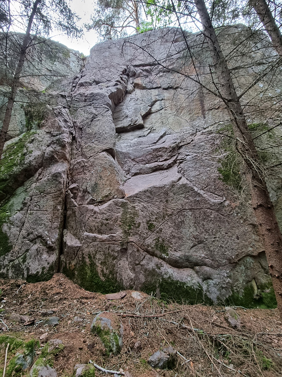 Solvik övre väggen