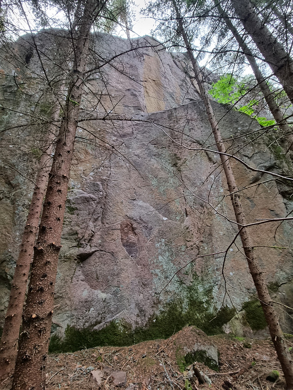 Solvik övre väggen