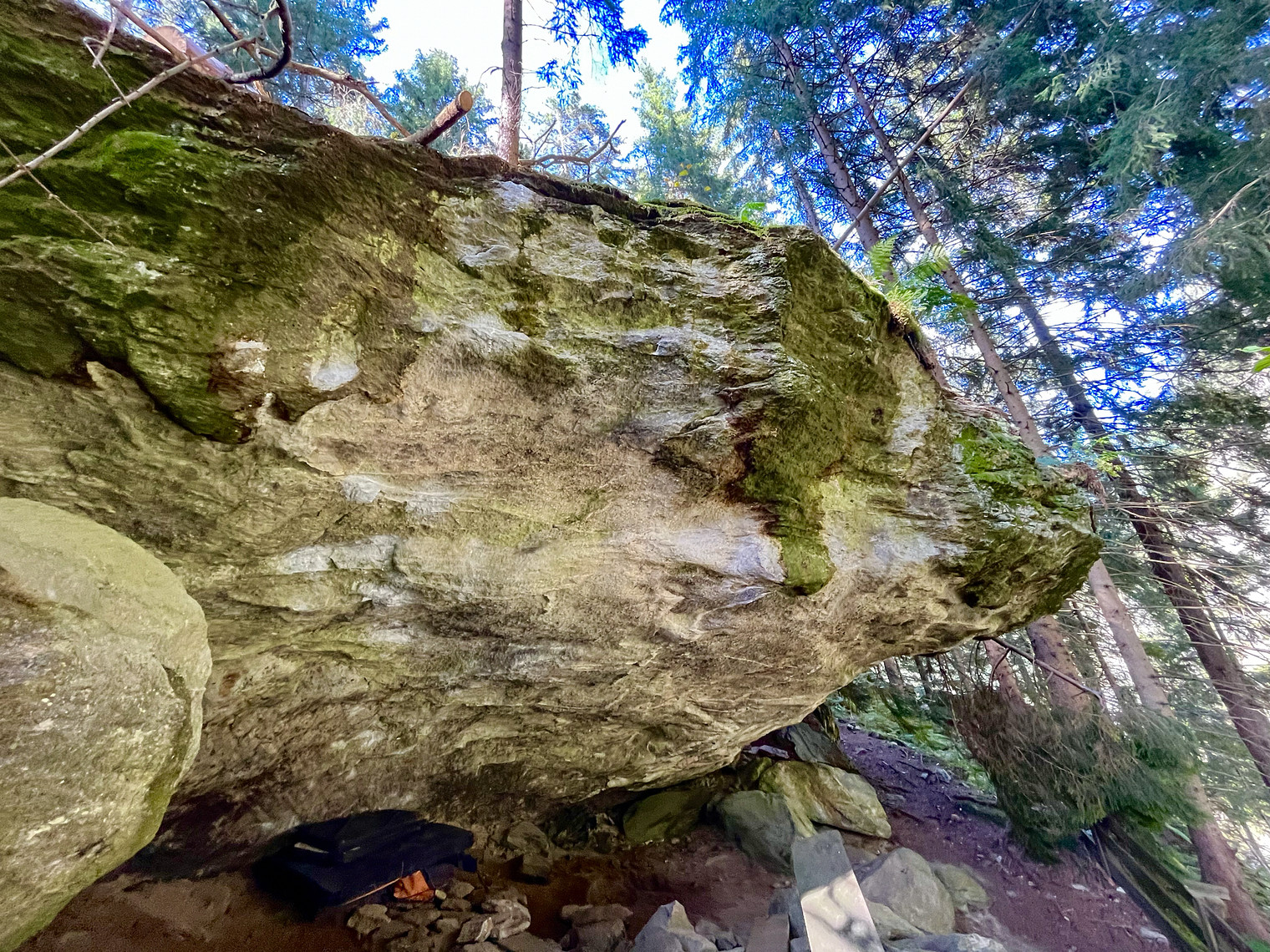 Rumble in the jungle, Boulder, 7C at Zemmschlucht and Sitcom area