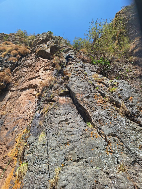 Amora gedel climbing Ethiopia 