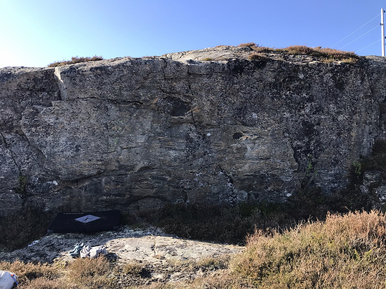 Veggen på veien opp