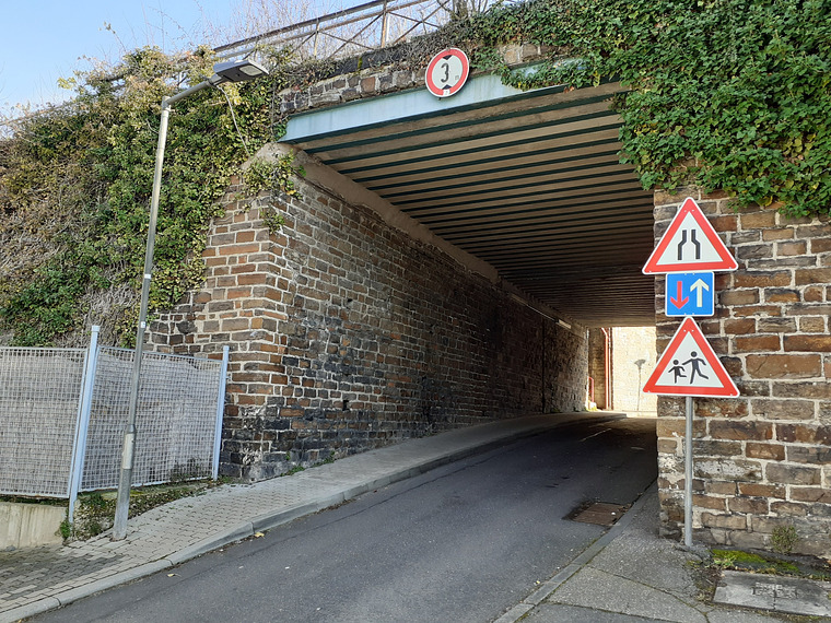 Pfaffendorf Bahn Unterführung