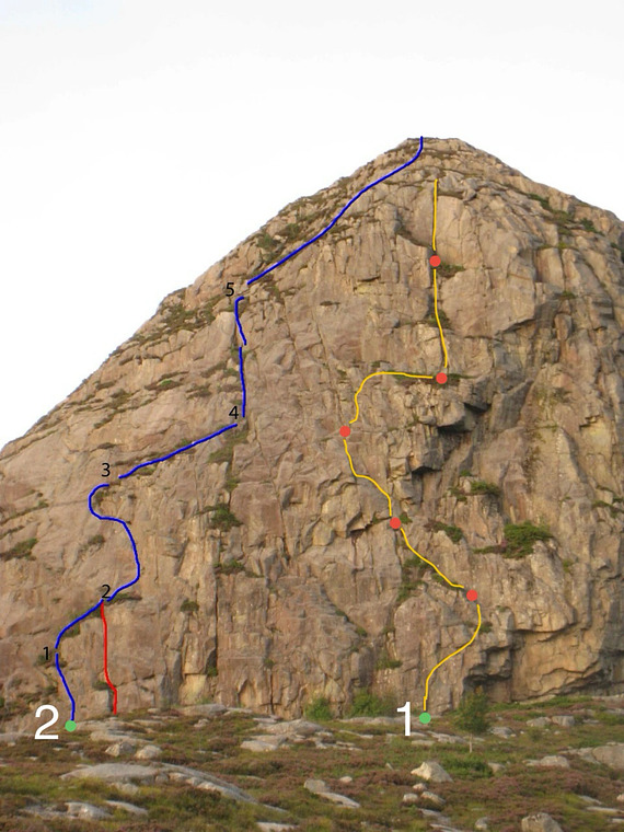 Ravnefjellet main wall