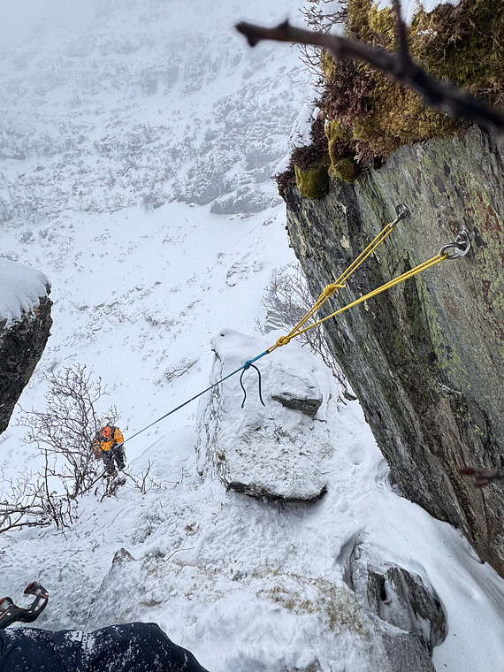 Rappellanker/abseil sheets 50 meter 