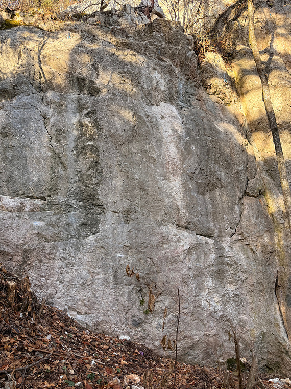 Flatzerloch untere Wand