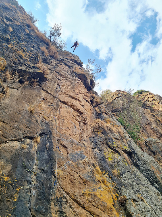 Amora gedel climbing Ethiopia 