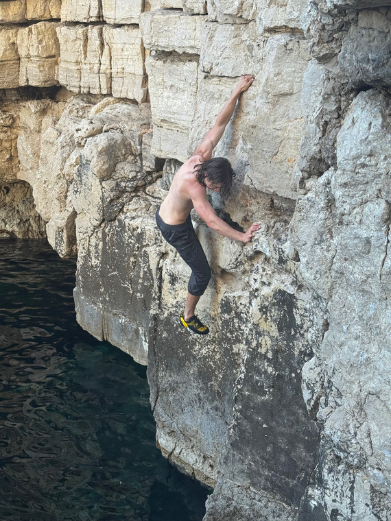 Cliff Diving and Overhang